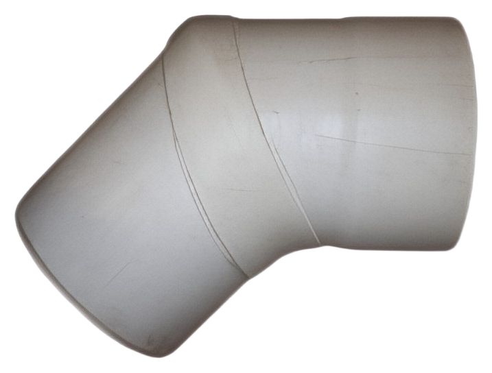 Codo 45° Facetado
